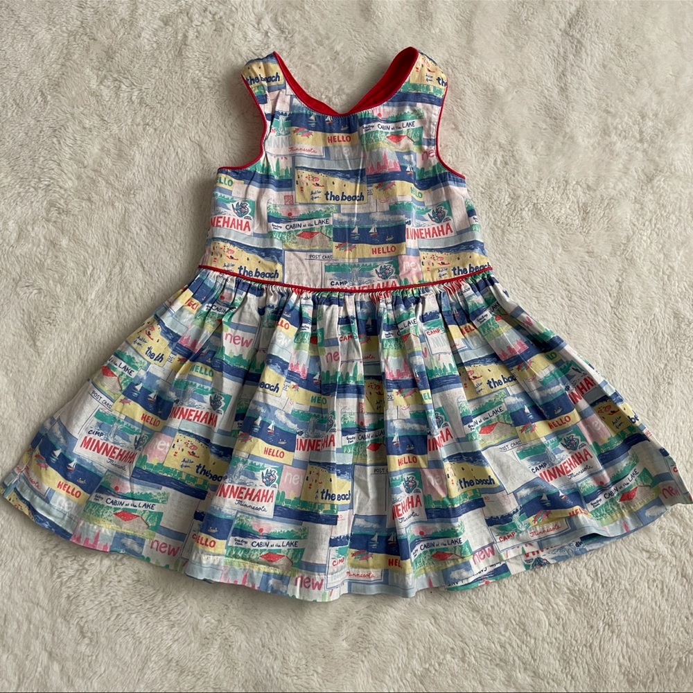 OshKosh Genuine Kids Minnesota Summer Postcard Dress Size 3T - Picture 7 of 10